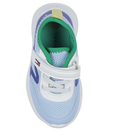 Tommy Hilfiger Schuhe - Lace Up/Klettband Sneakers - Hellblau/Gr