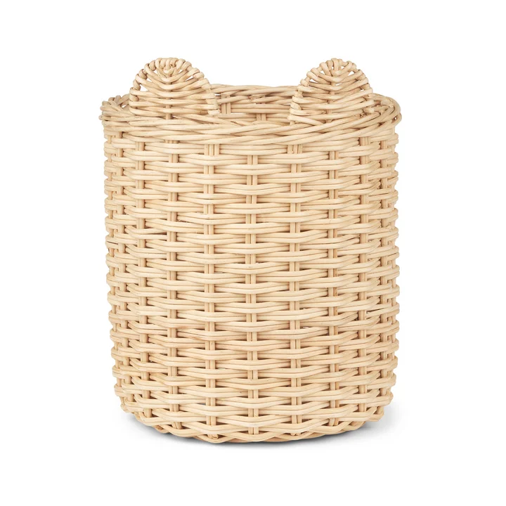 LIEWOOD - Inger Regalkorb, Bär, Ø 22 x 28 cm, rattan