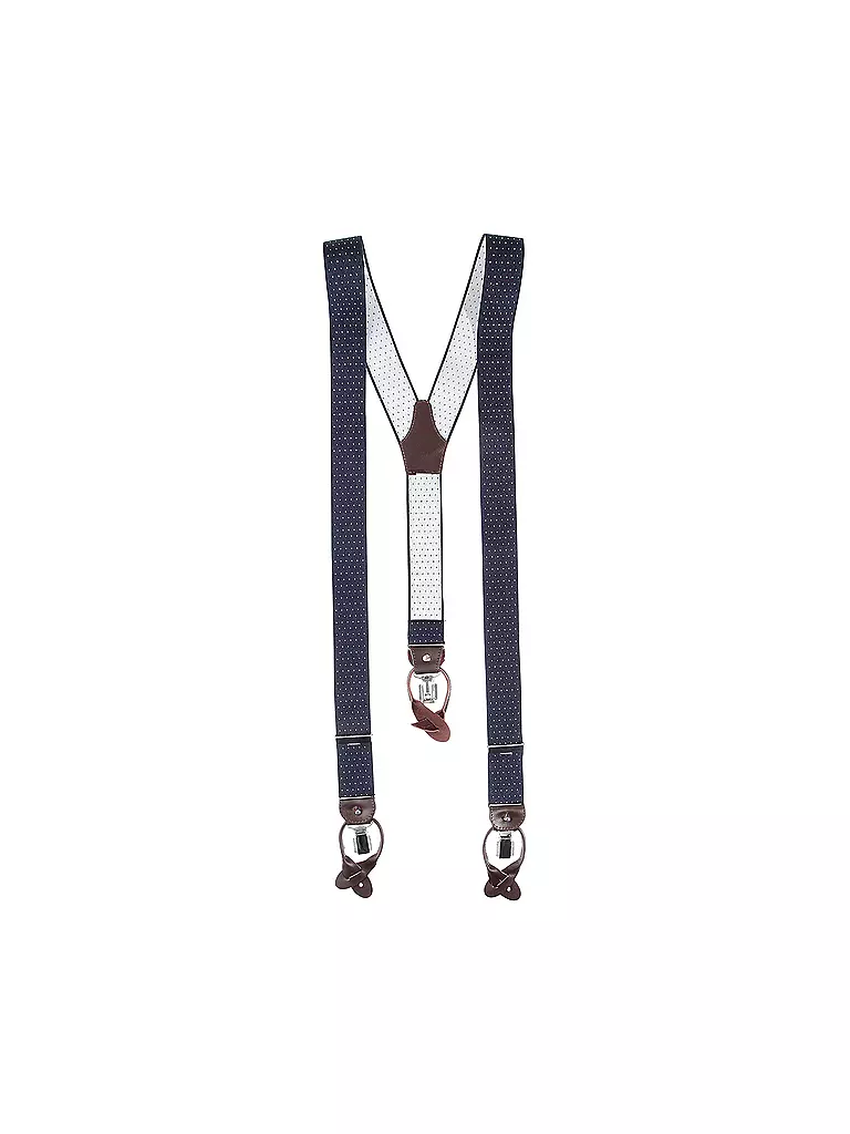 PROFUOMO Hosenträger blau
