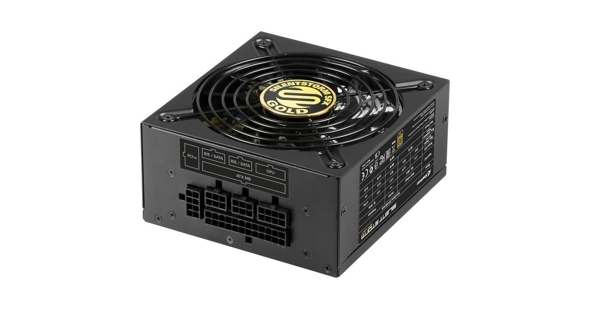 SharkoonSilentStorm SFX 500 Gold modulaire 500 watt voeding   (Zwart, 2x PCIe)