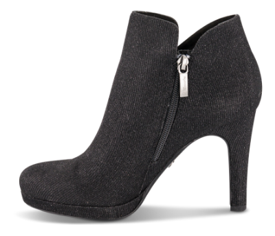 Tamaris Kort damestøvle Sort 1-25097-41