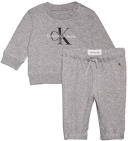 Calvin Klein Sweatset - Monogramm - Grey Heather