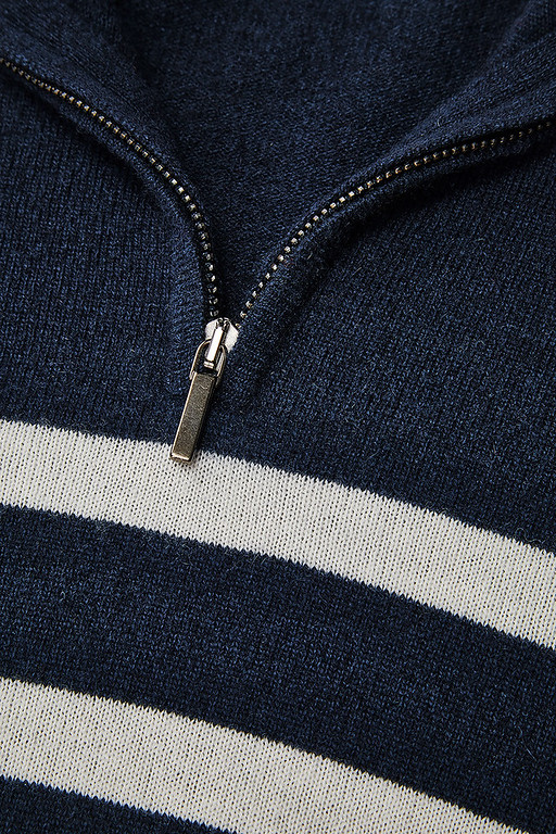 Gullholmen ZipUp Herre Navy Blue