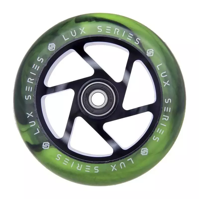 Roue trottinette STRIKER Lux Noir/Vert 110mm