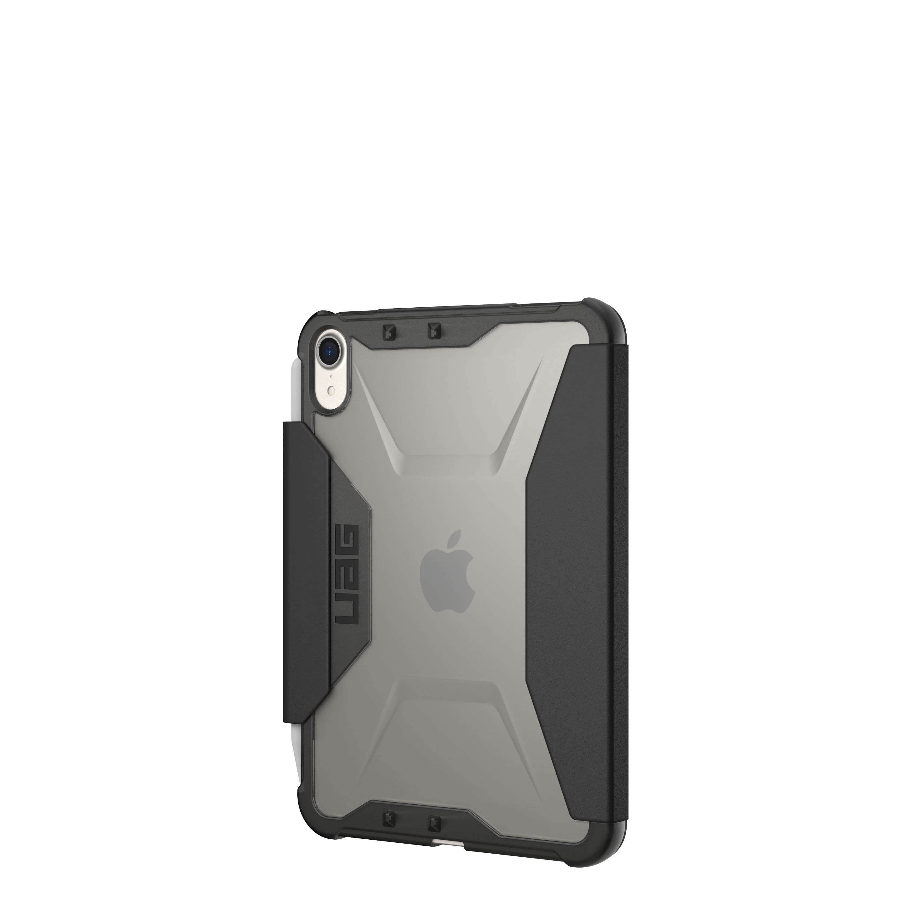 iPad Mini 7 (2024) / Mini 6 (2021) Schutzhülle Plyo Case (123282114043) - Transparent / Schwarz (Ice)