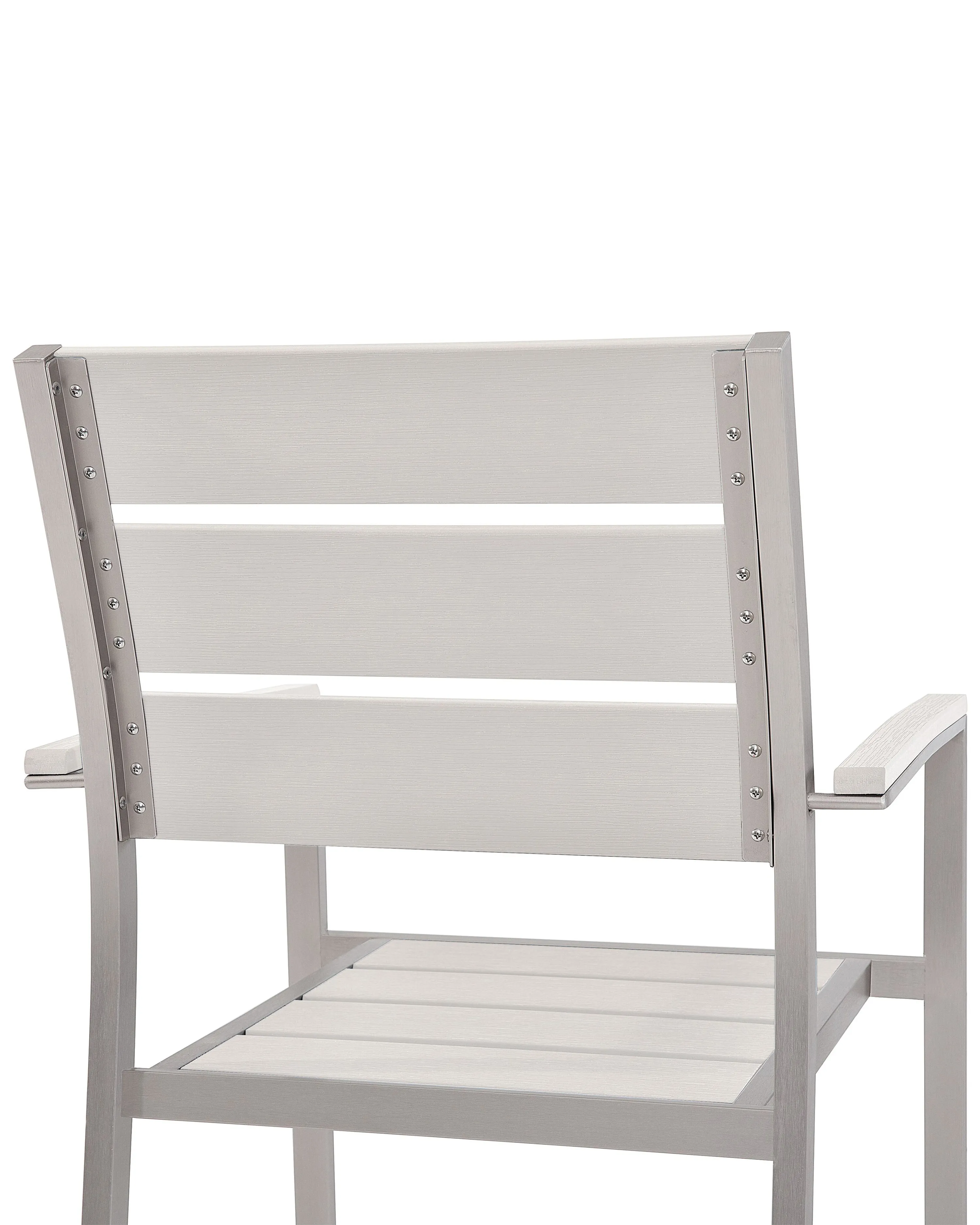 Set van 6 tuinstoelen VERNIO Wit