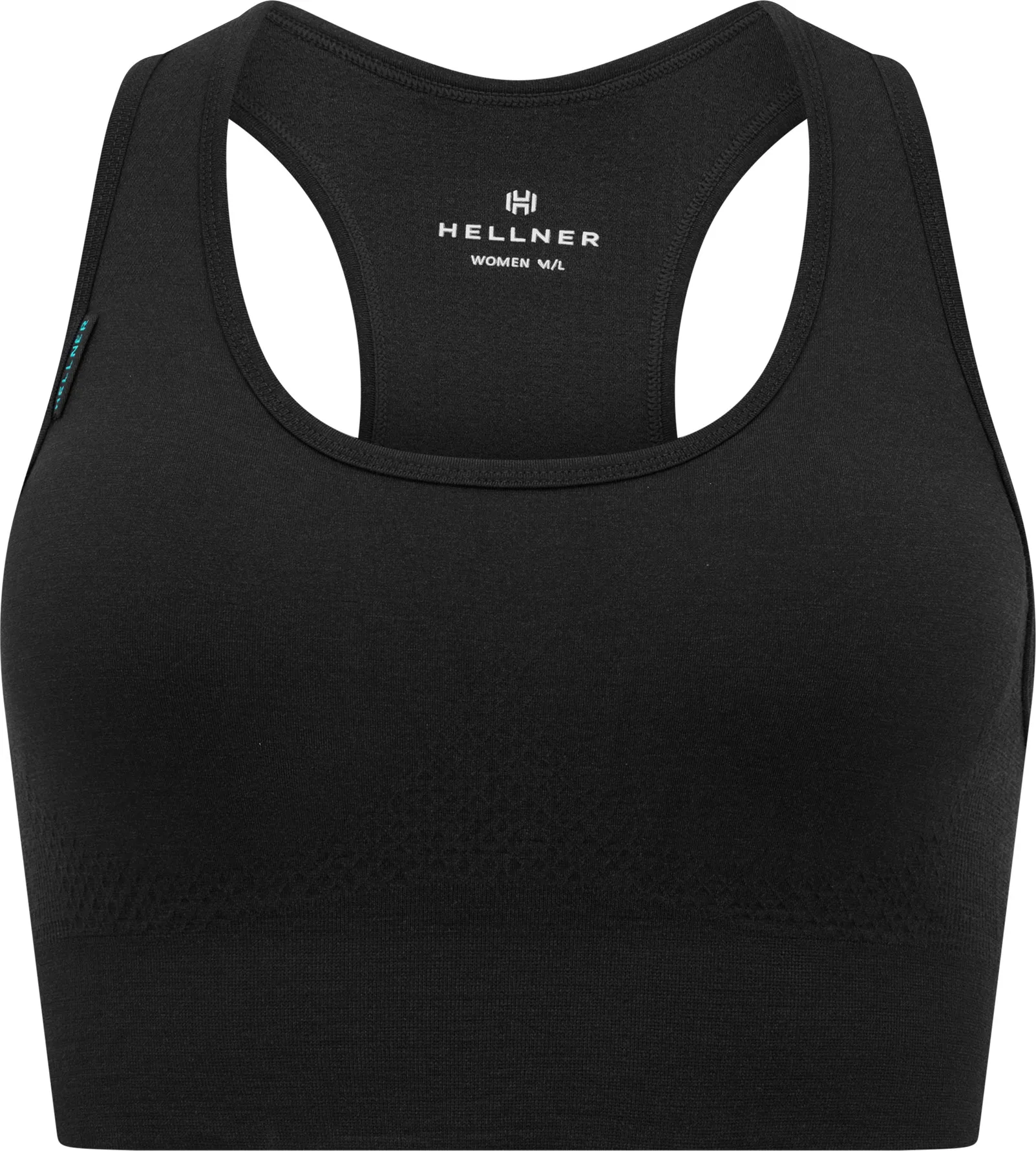 Hellner Wool Tech Seamless Bra Black Beauty