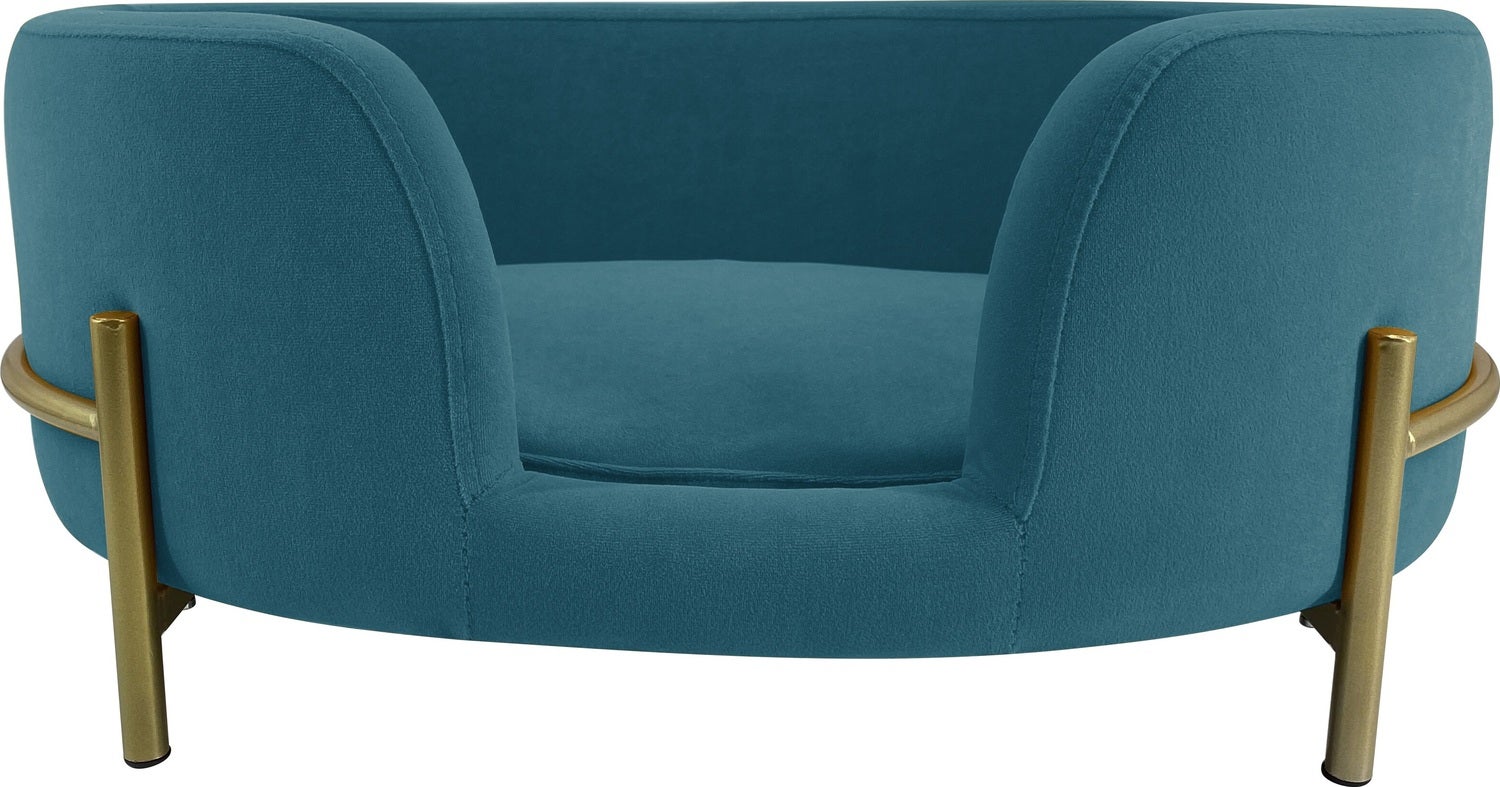 Intratuin hondenmand Olivia petrol 64 x 41 x 24 cm