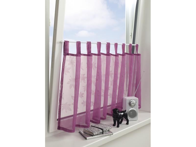 Gardinia Vorhangstange flachoval, 50-80 cm 2 Stück, Weiss Vitragenstange ausziehbar