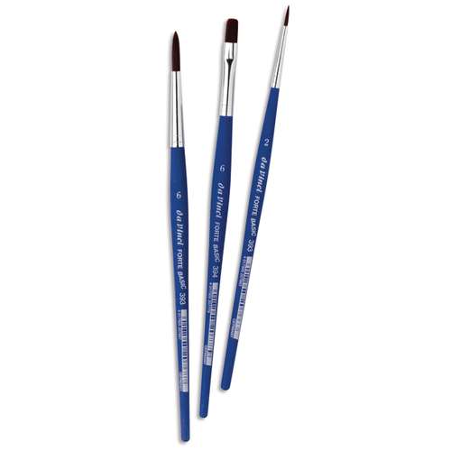 da Vinci FORTE BASIC Synthetikpinsel-Set, Serie 3505 Hobbypinsel