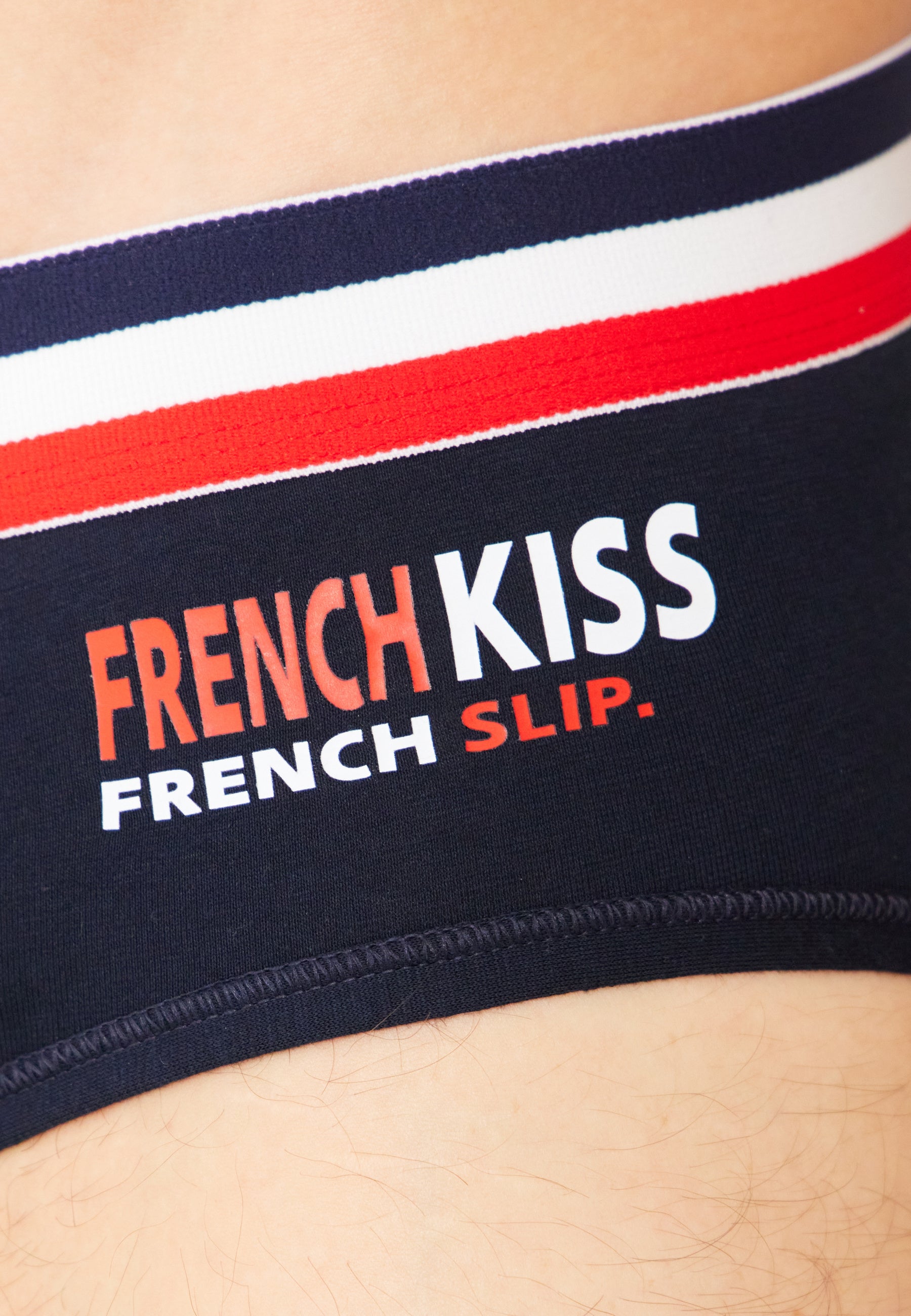 Slip en coton-Terrible Marine French Kiss