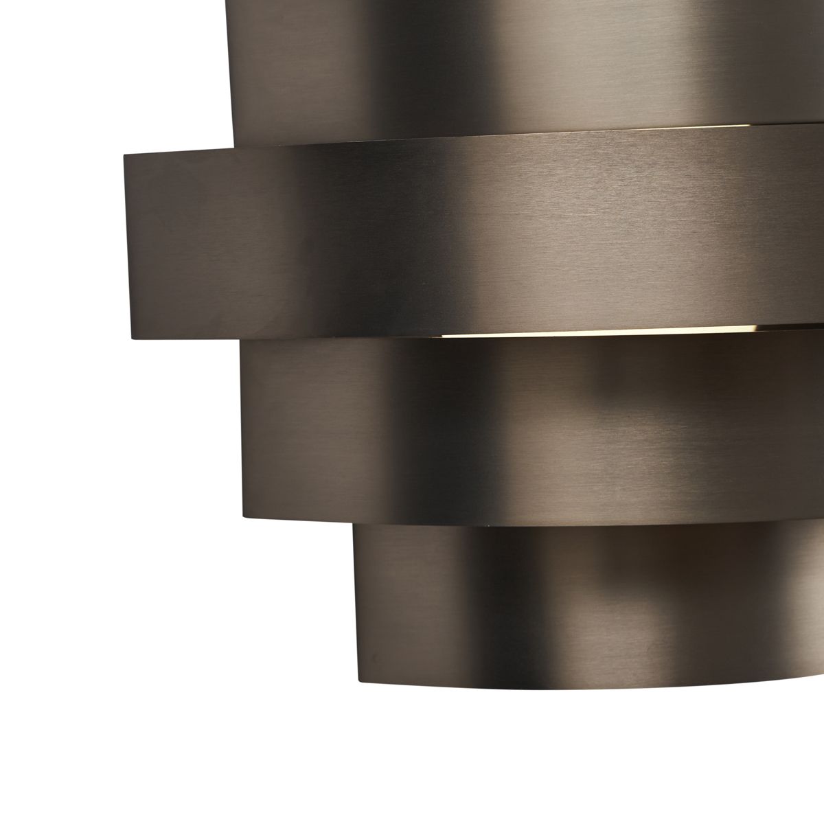 Moderne wandlamp gunmetal incl. LED 3-staps dimbaar - Lines