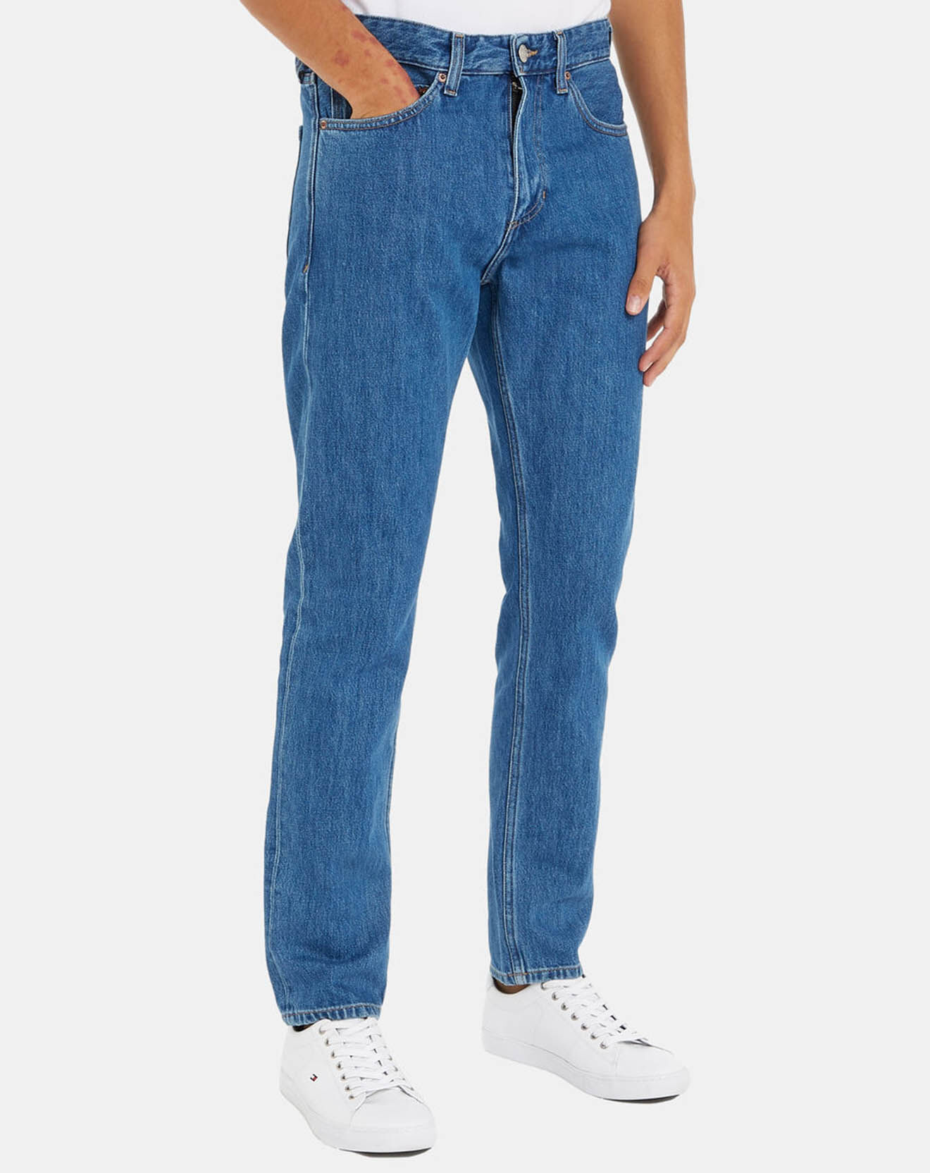 Tommy Jeans Jean ajusté Scanton bleu