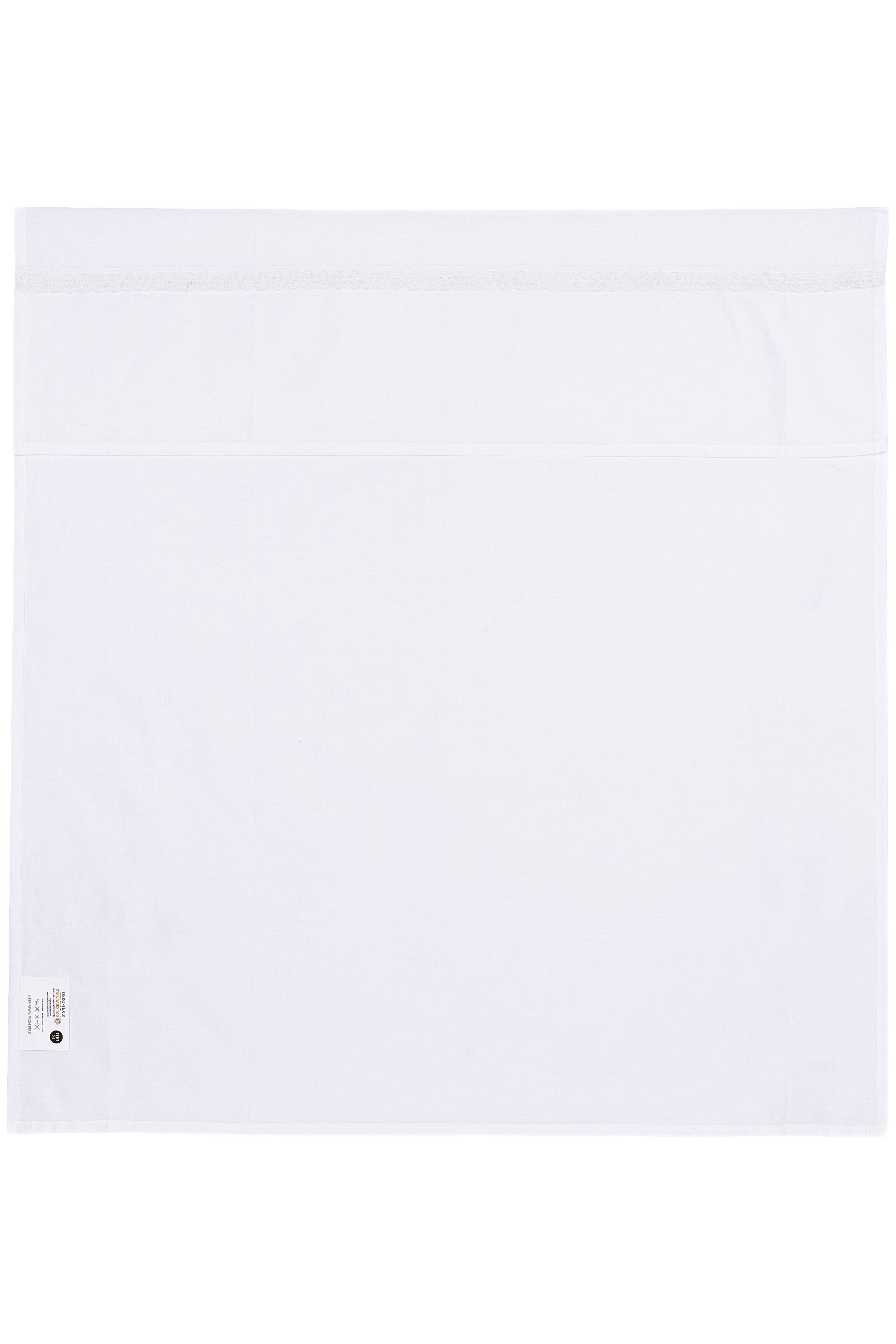 Meyco baby ledikantlaken Lace 100x150 White