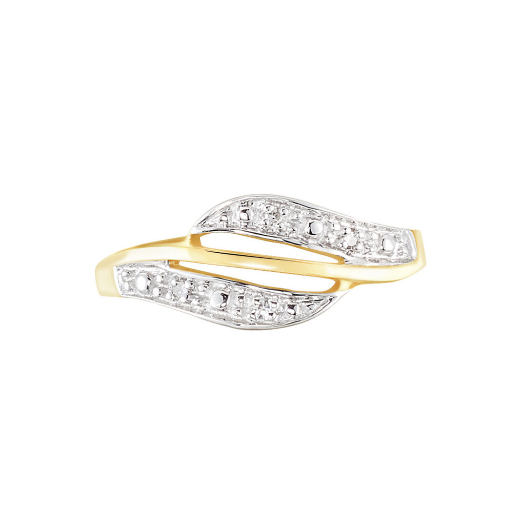 Bague Calypso Or Jaune Diamant