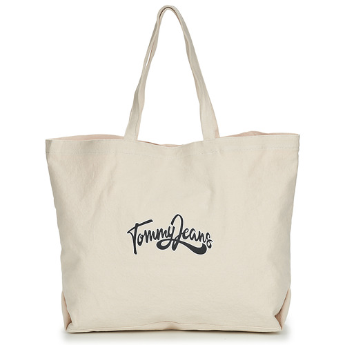 Tommy Jeans - TJW CANVAS TOTE NATURAL Beige