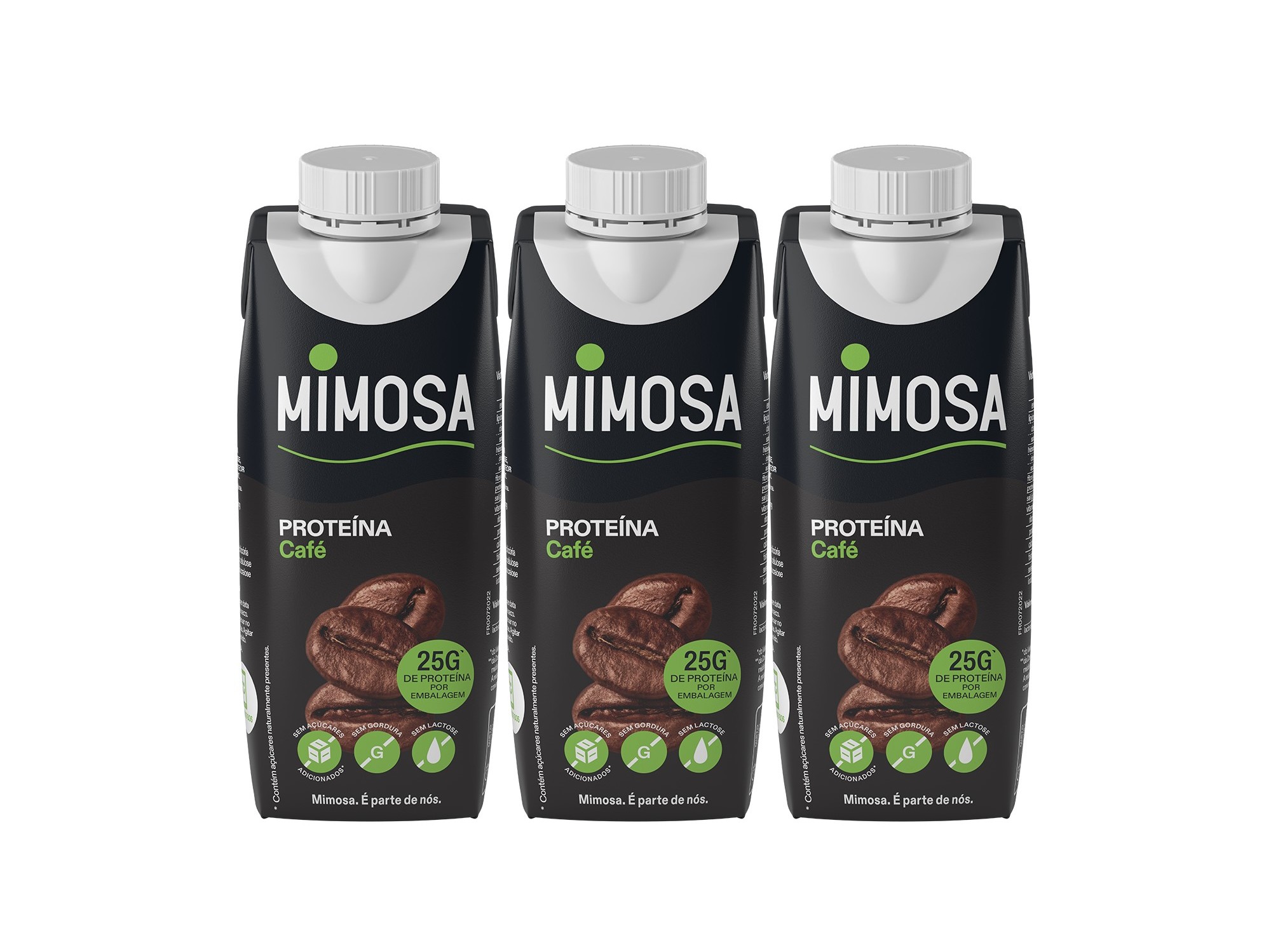 LEITE SEM LACTOSE MIMOSA CAFÉ MAIS PROTEÍNA 3X250 ML