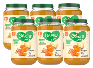 Olvarit 6m  Pompoen Kip Aardappel 200GR