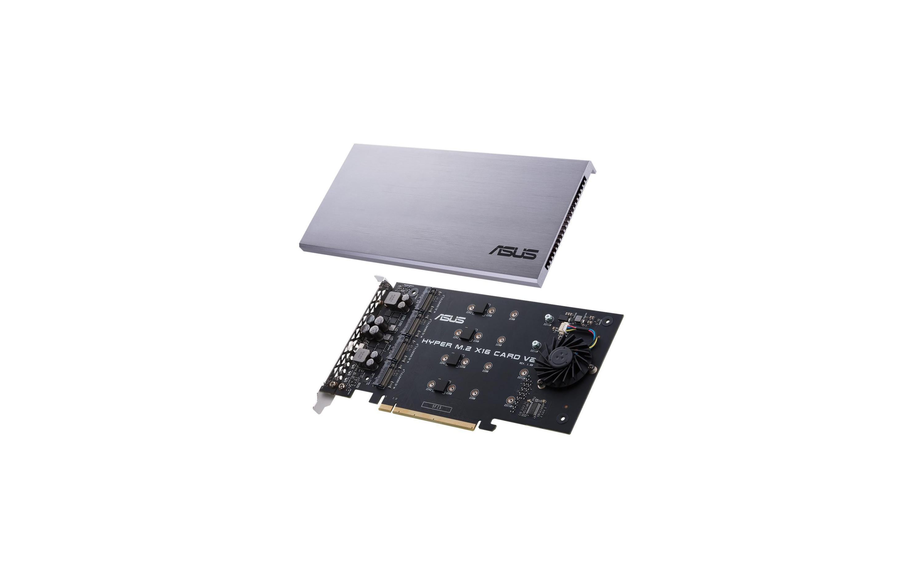 Host Bus Adapter HYPER M.2 X16 CARD V2PCIe-Erweiterungskarte für vier NVMe M.2-SSDs