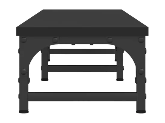 Support de moniteur noir 105x23x15,5 cm bois d'ingénierie