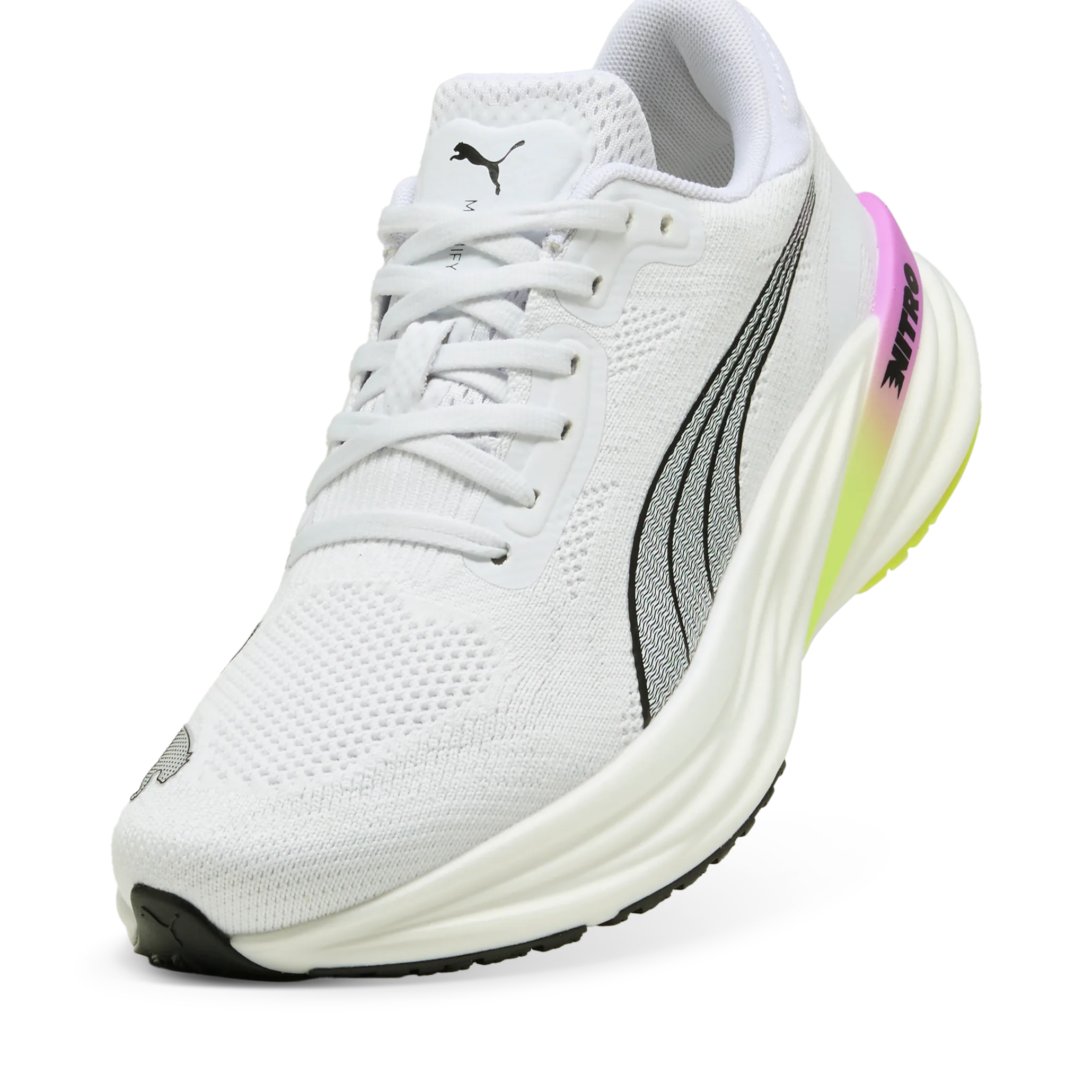 Puma Magnify Nitro 2 Wns Puma White-pure Magenta-yellow Alert