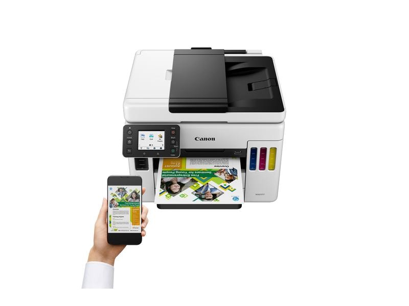 Canon Multifunktionsdrucker MAXIFY GX7050 Tintenstrahl-Multifunktionsdrucker mit nachfüllbarem Tintenbehälter