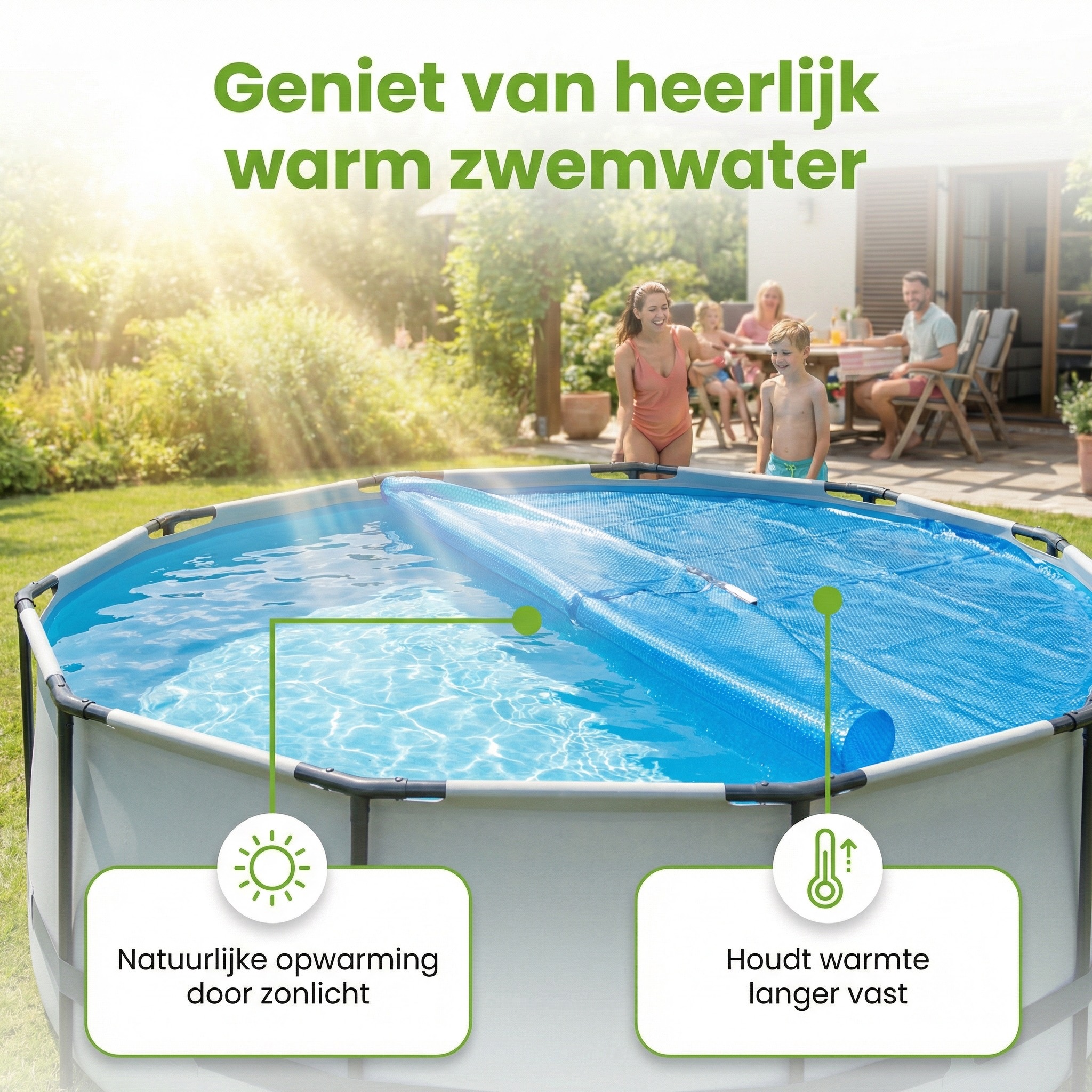 Comfortpool ø457 cm solarzeil - Blue