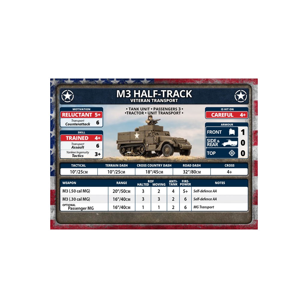 Flames of War - M3 Halftrack Transport Platoon