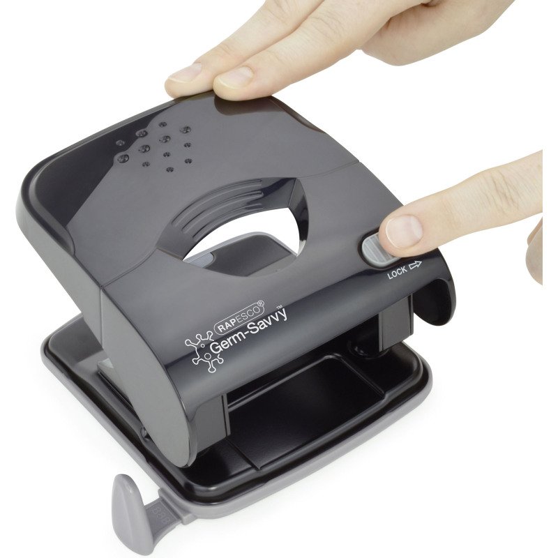 Perforateur de bureau 2 trous ECO X5 Rapesco - capacité 40 feuilles