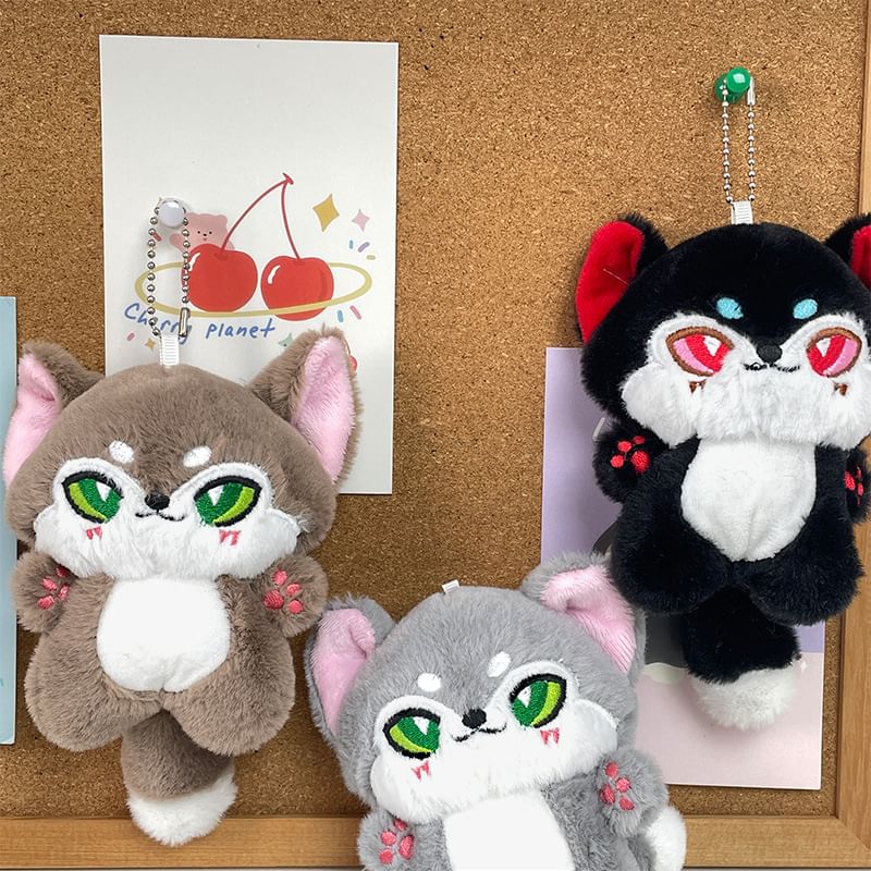 Klasse 302 - Wolf Pluche Tashanger Sleutelhanger