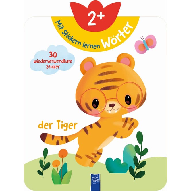 Mit Stickern lernen - Wörter - 2+