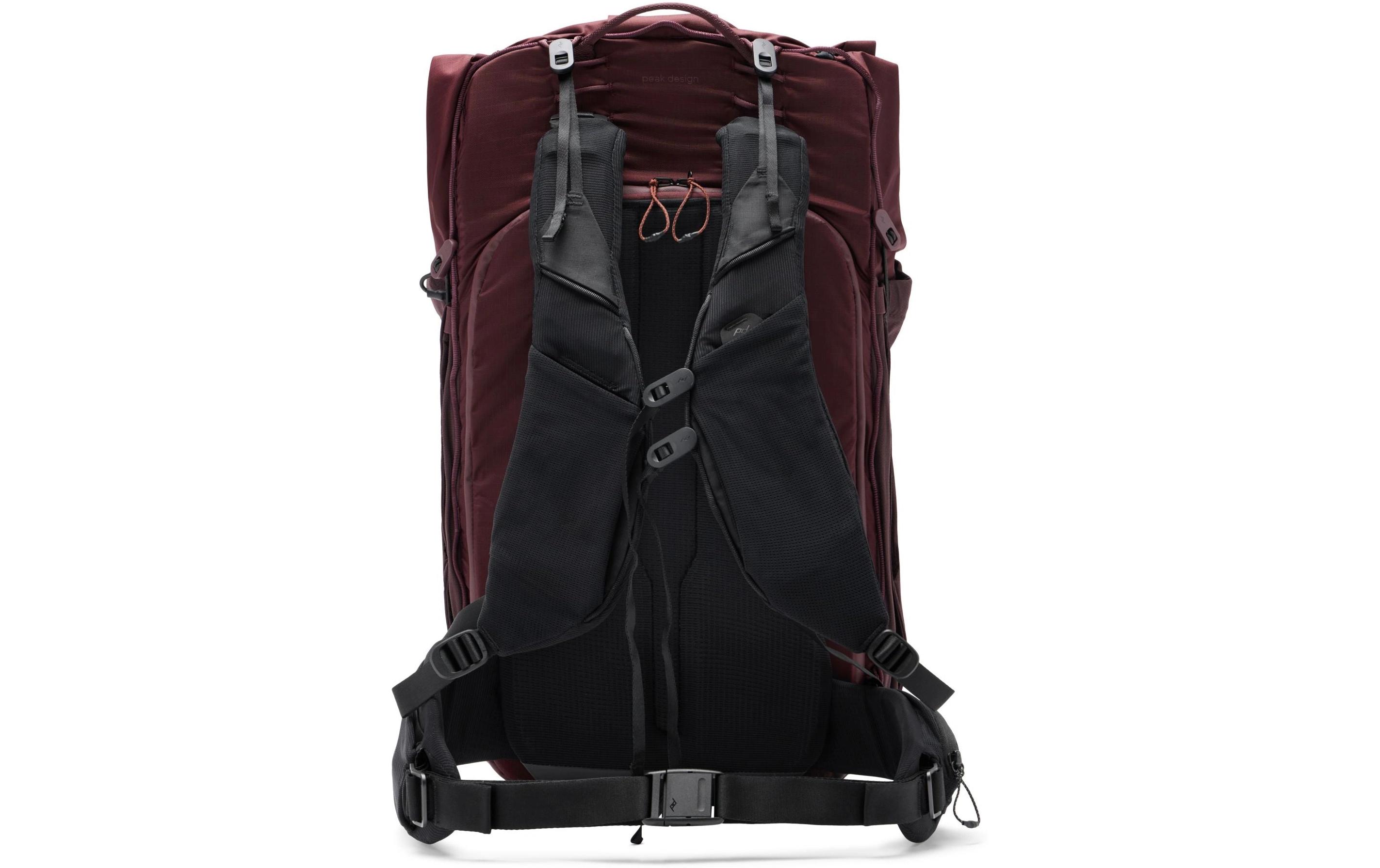Fotorucksack Outdoor-Rucksack 45L – Rot<br>Leichter, rahmenloser Tagesrucksack