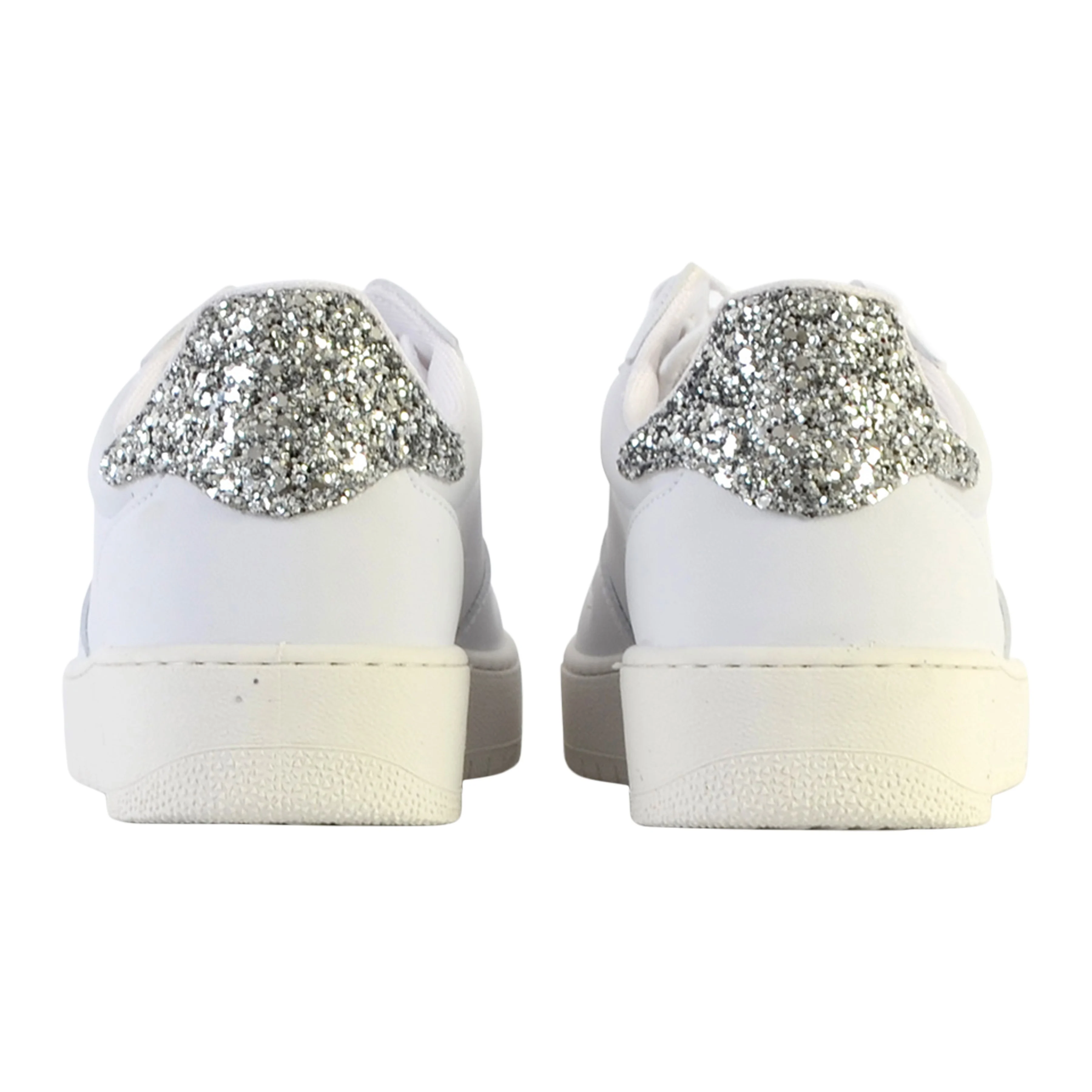 Basket basses à lacets | Argent