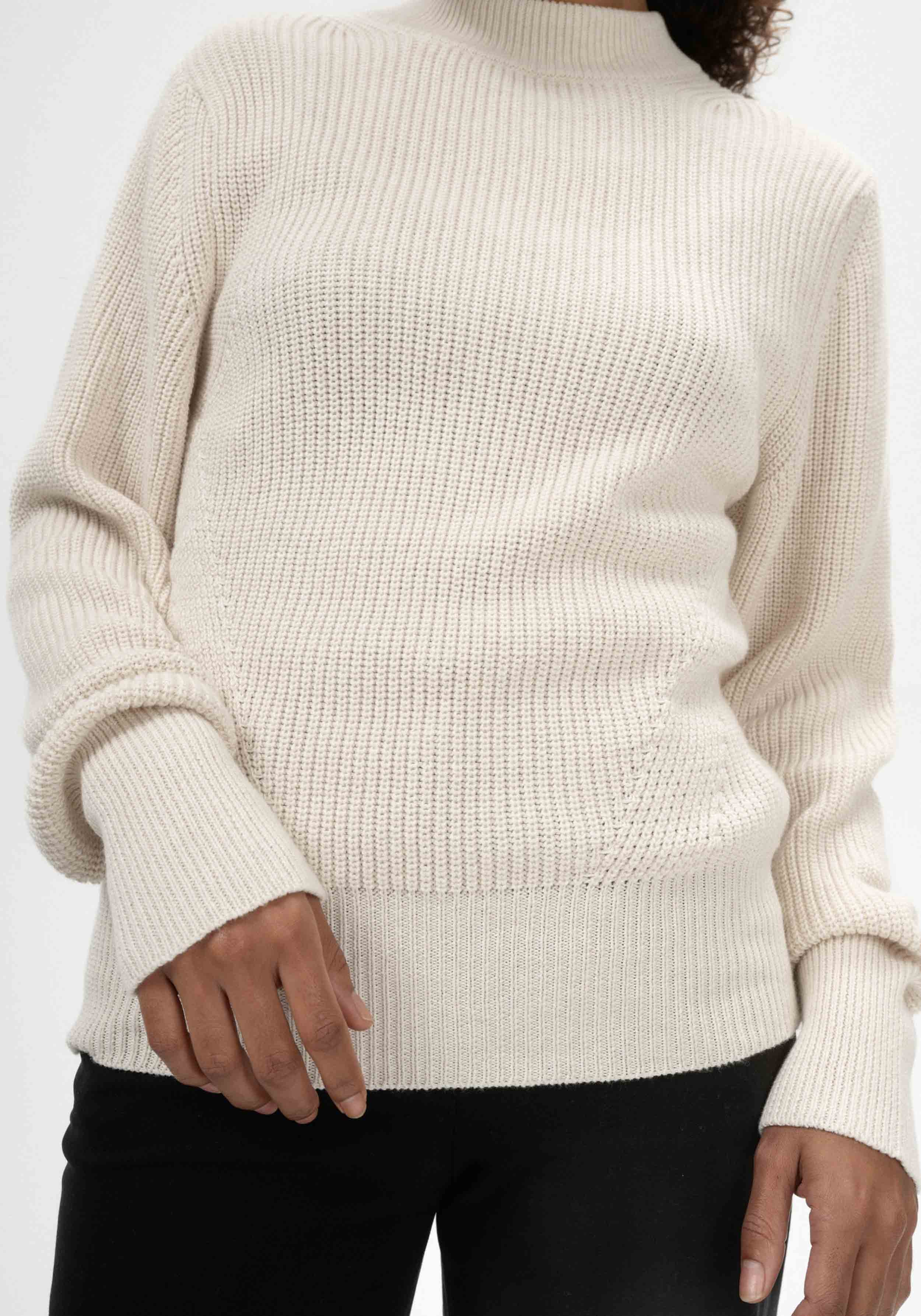 Mela Strickpullover Riya Cream Melange