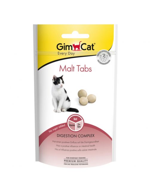 Gimcat Malt Tabs - Kattensnack - Malt 40 g