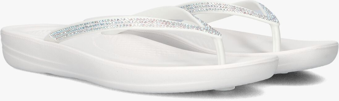 witte fitflop teenslippers iqushion sparkle