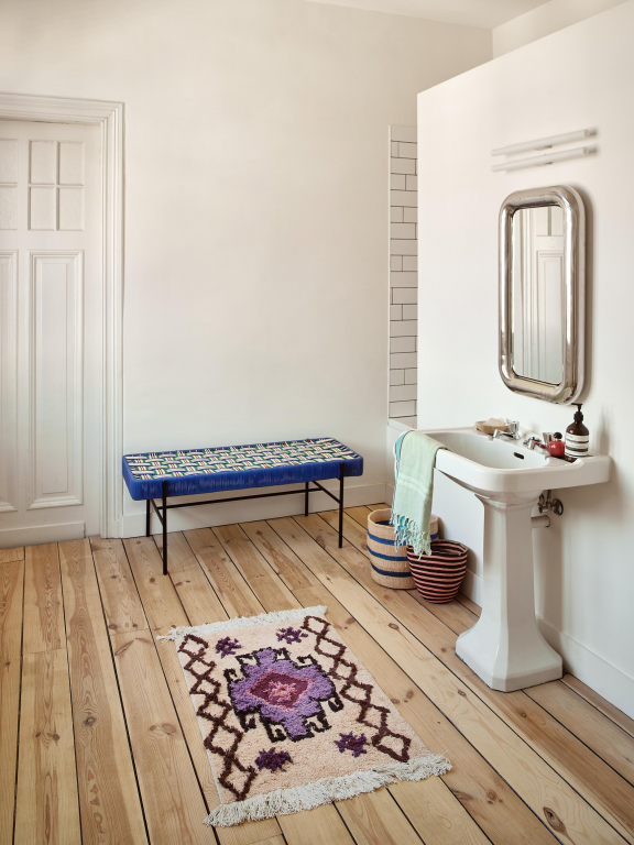 HKliving Bohemian badmat vloerkleed 60x90