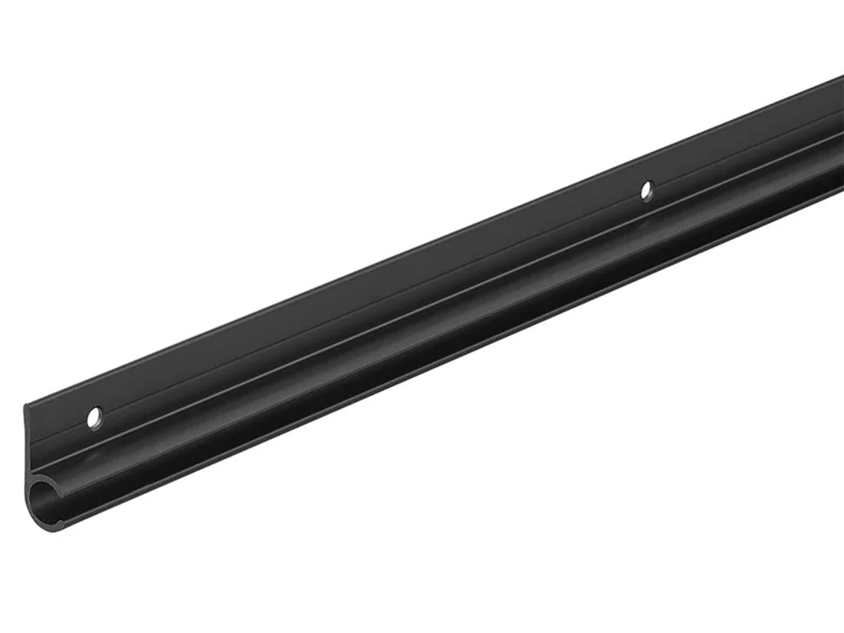 ProPlus 90° 100 cm aluminium tentrail - Black