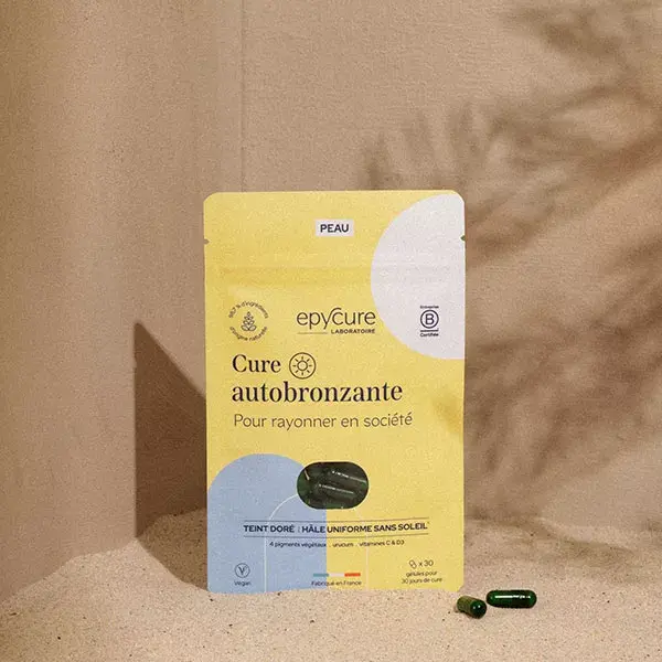 Epycure Skin - Tratamento autobronzeador para uma pele bronzeada com o máximo de naturalidade - 30 cápsulas