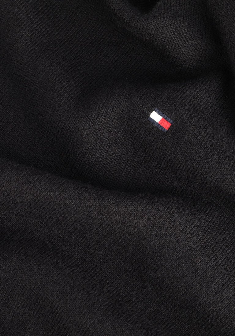 TOMMY HILFIGER zwarte tommy hilfiger trui pima org ctn cashmere crew neck