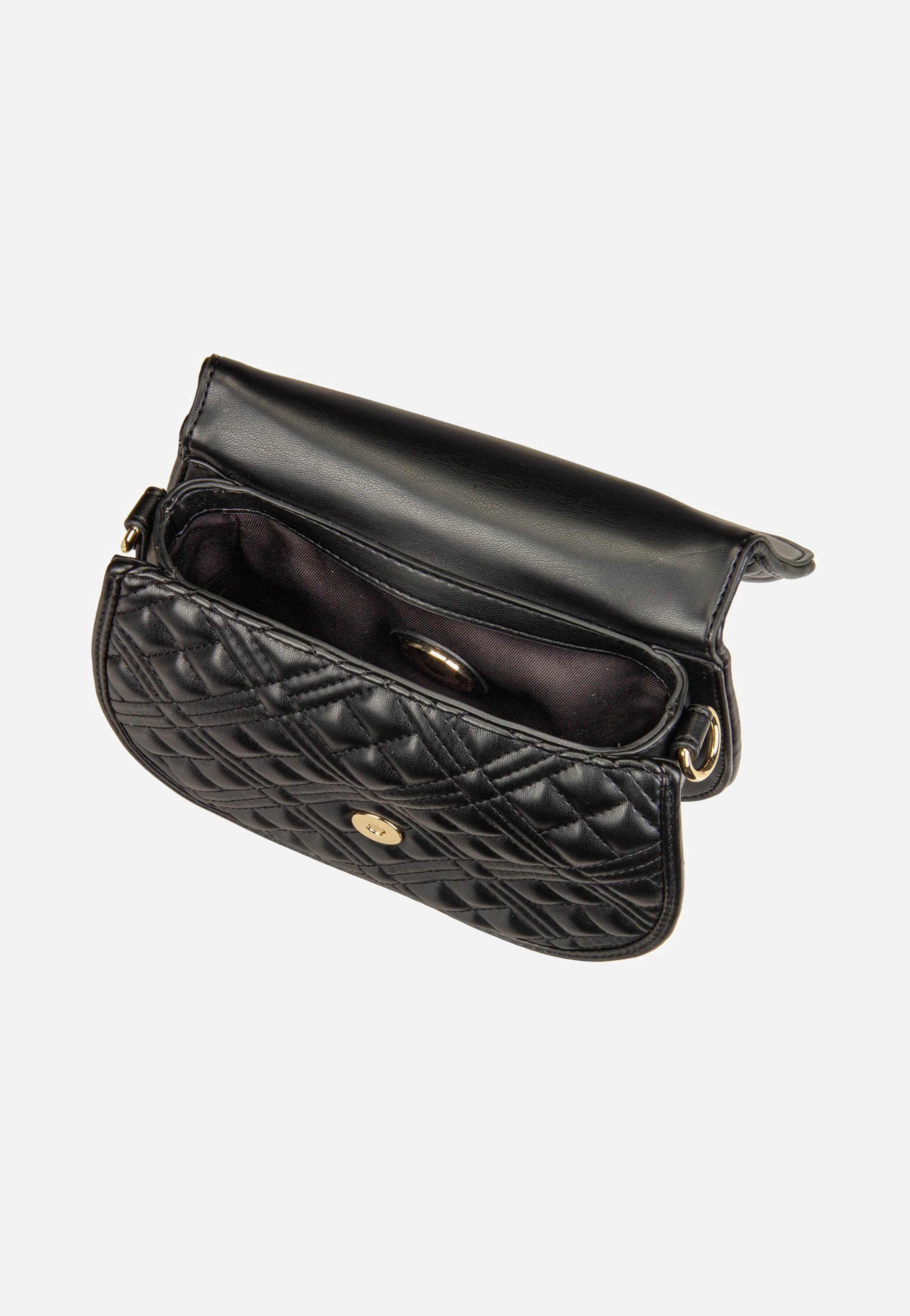 Quilted Bag 4112 Black/Gold - Crossbody Bag