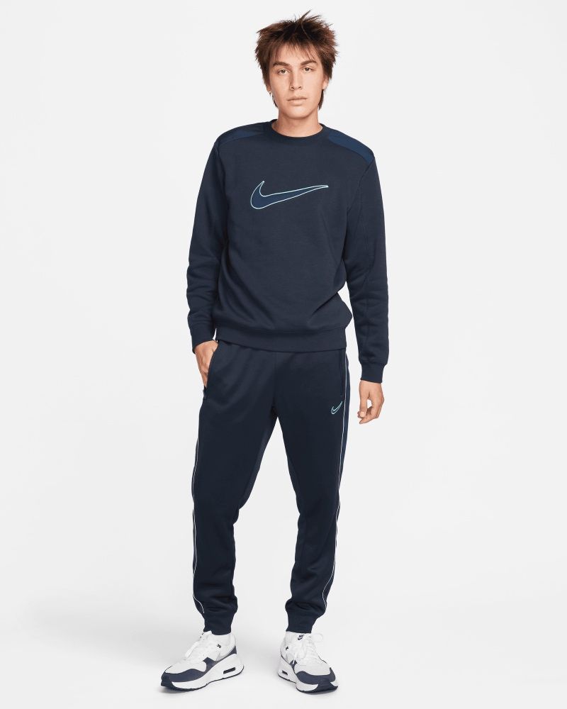 Sweat-shirt Nike Sportswear Noir & Bleu Marine pour homme