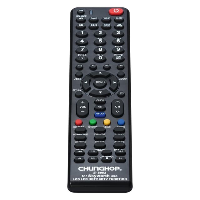Fjernbetjening CHUNGHOP E-S902 til Skyworth TV TV-udskiftning