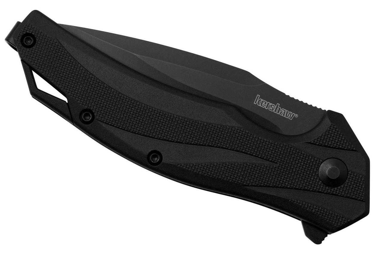 Kershaw Lateral Black Serrated 1645 Assisted Black FRN zakmes