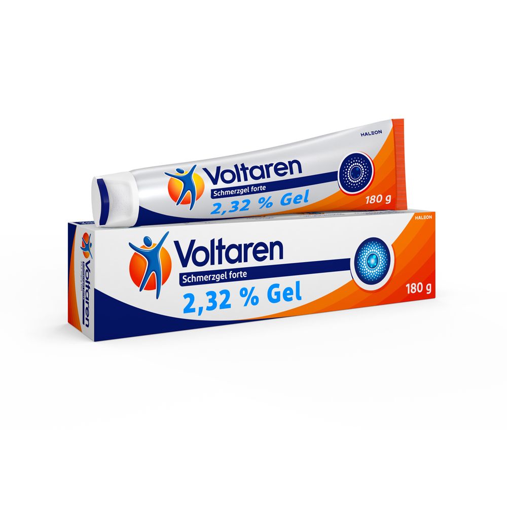 Voltaren Schmerzgel forte 23,2 mg/g Gel mit Diclofenac - Jetzt 20% Rabatt mit dem Code voltaren20 sparen