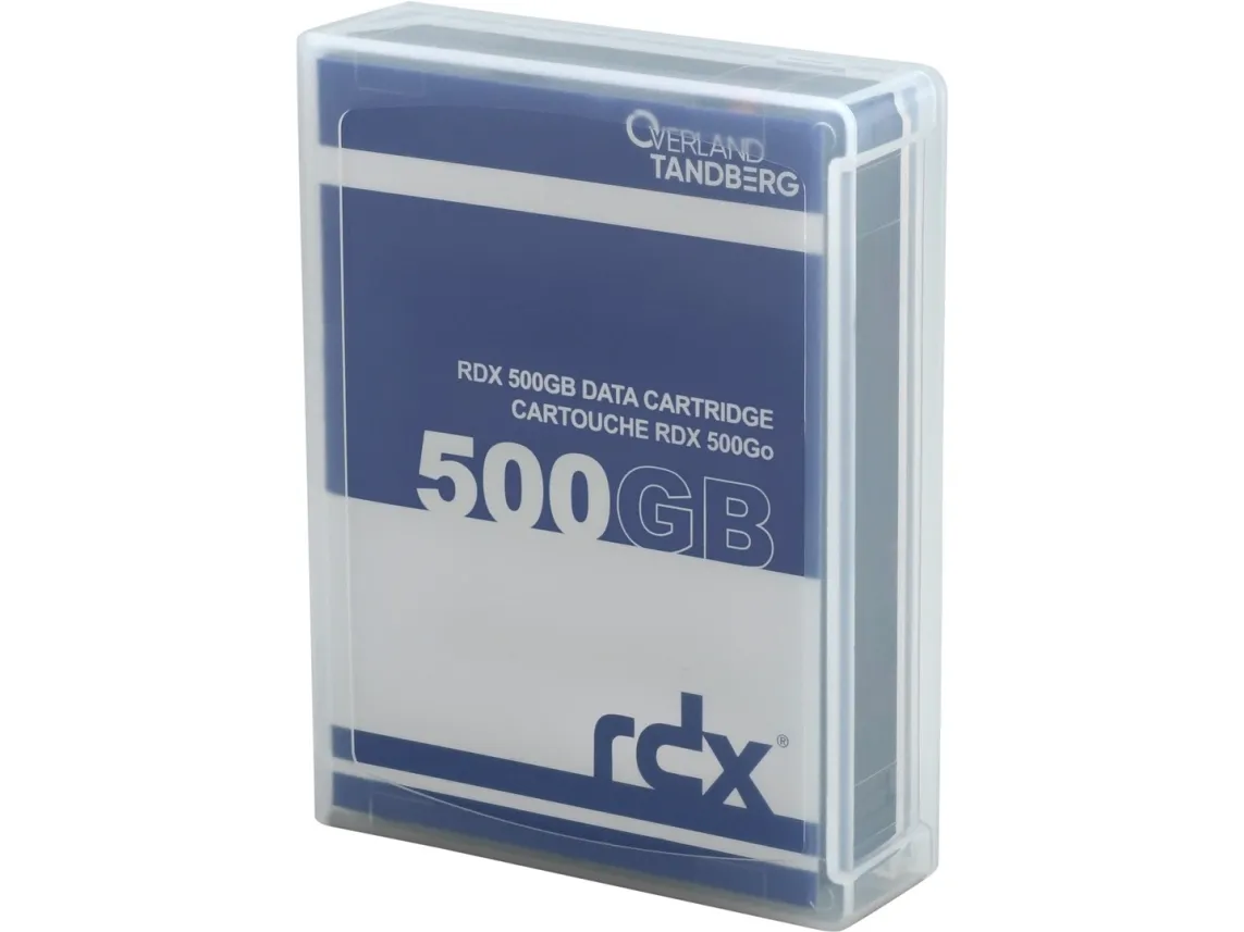 Overland-Tandberg 8541-RDX, RDX-patron, RDX, 500 GB, 15 ms, Sort, RDX QuikStor