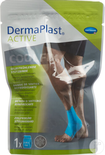 Hartmann DermaPlast Active Cool Fix Bande De Soutien Refroidissante 6cm x 4m Rouleau 1
