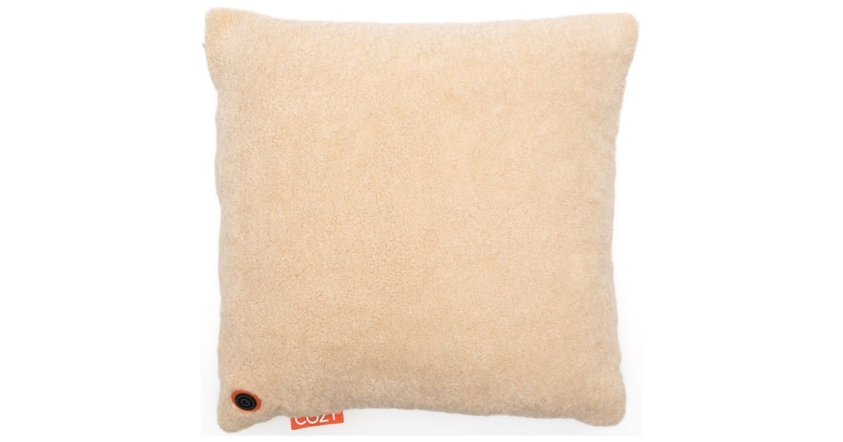 CozyUna Woolly 45 x 45 cm draadloos warmtekussen  (Lichtbeige, Powerbank 5000 mAh)