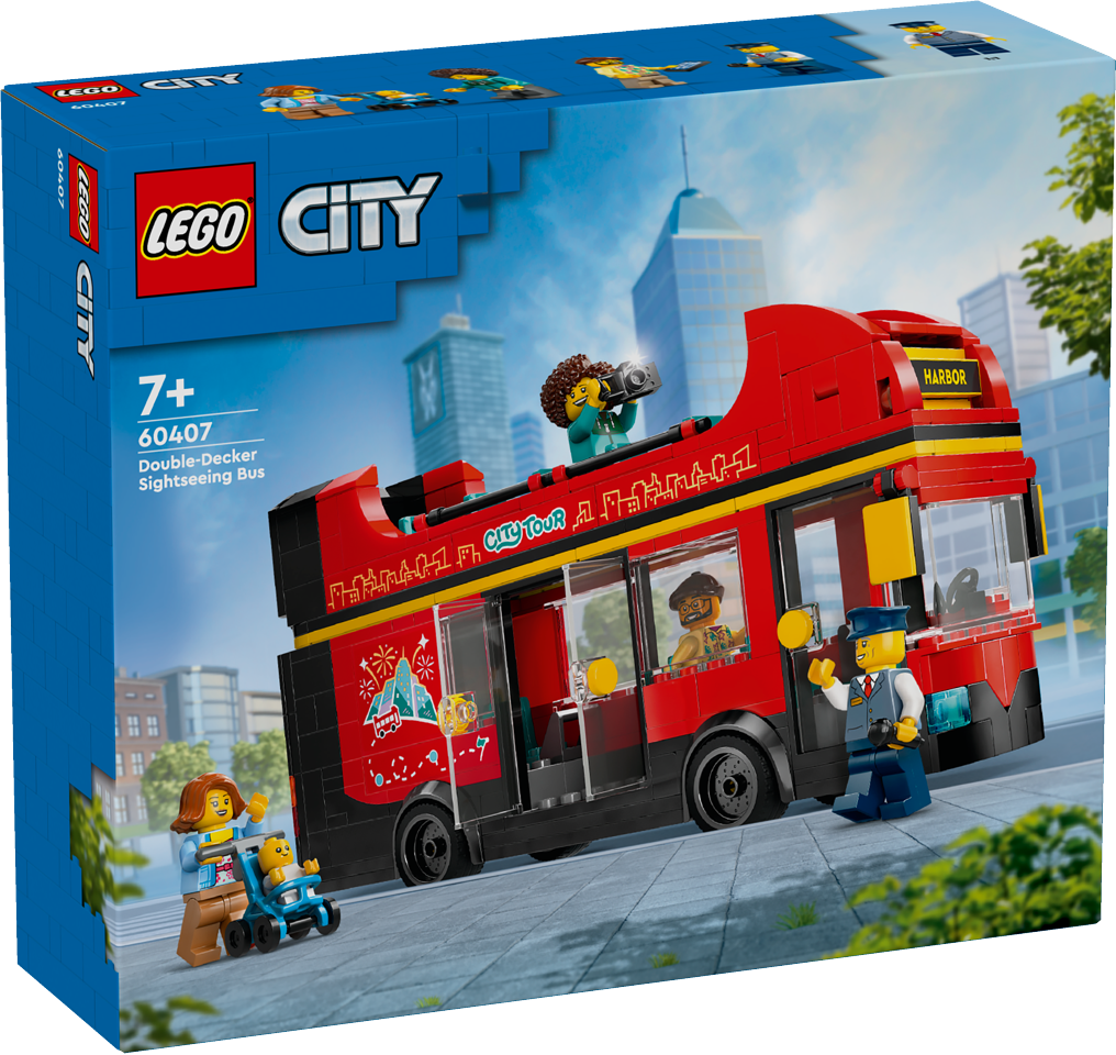 LEGO City - Rød dobbeltdækker-turistbus (60407)