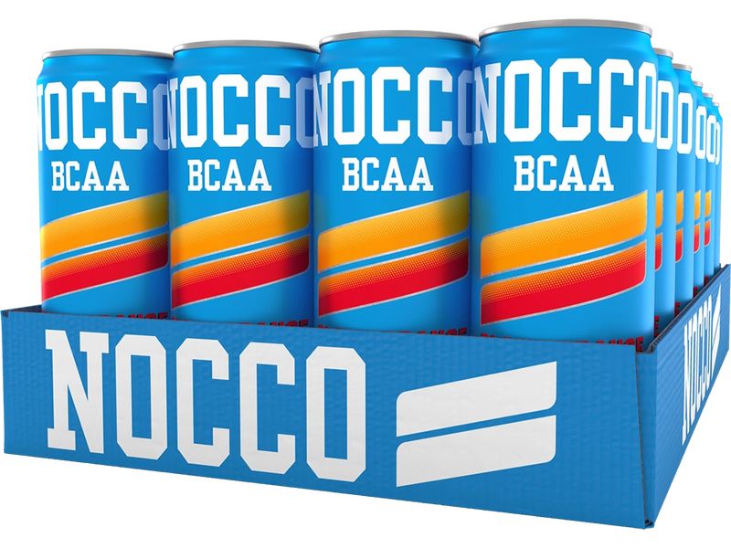 NOCCO Getränk BCAA Blood Orange Del Sol 24 x 0.33 l Koffein- und kohlensäurehaltiges Erfrischungsgetränk
